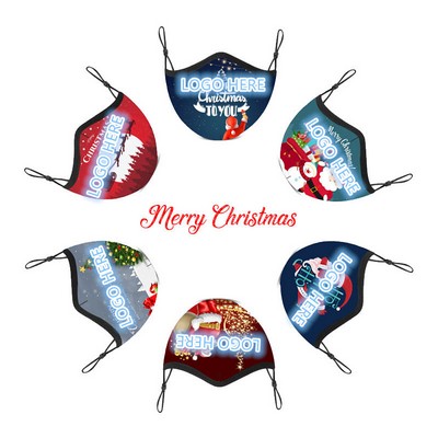 Christmas Silver Ion Antibacterial Cotton Mask (8"x 5.5")