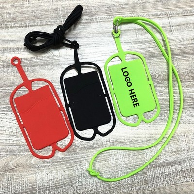 Silicone Phone Lanyard (0.25"x 22.5"x 2.88")