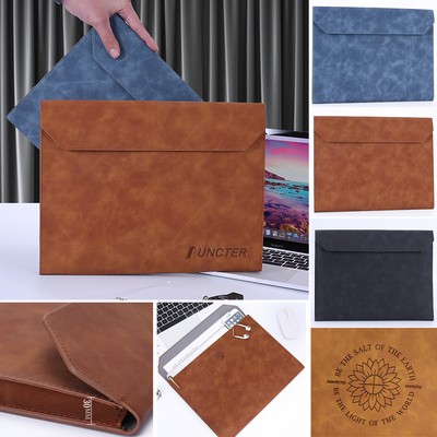 A4 PU Leather File Folder ?Large capacity Organizer Document Holder