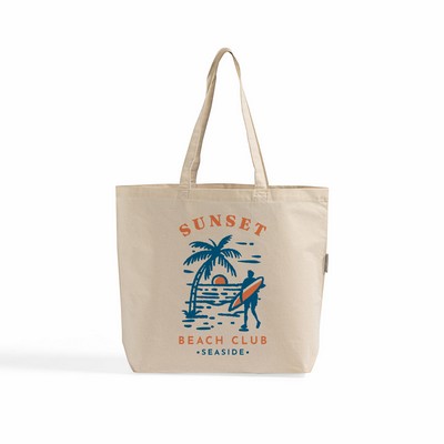 Organic Over-the-Shoulder Cotton Tote Bag