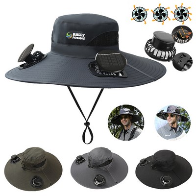 Solar Powered Fan Hat Fishing Hats