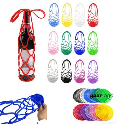 Foldable Silicone Wine Tote Bag