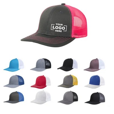 Snapback Closure 6-Panel Trucker Hat(Free Shipping)