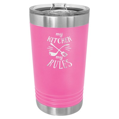 Polar Camel Pink 16 oz. Pint with Slider Lid the