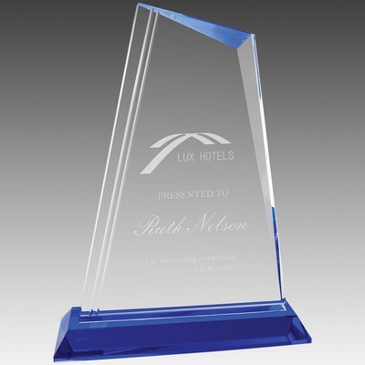 9.75" Crystal Peak with Blue Base