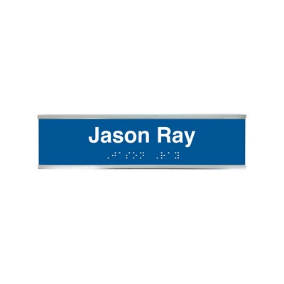 USA Made ADA Braille Name Plate Signs