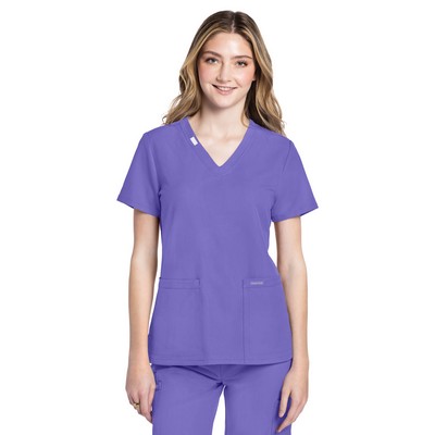 Cherokee - WW Originals Ultra - Women's 2-Pocket V-Neck Top