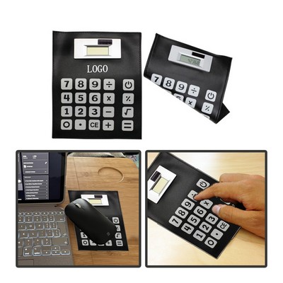 Calculator with mouse pad