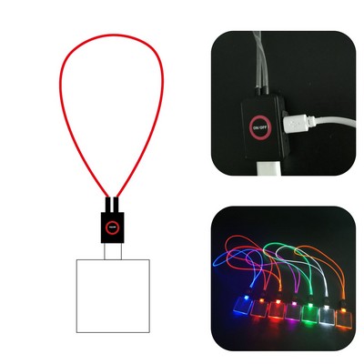 Custom Acrylic Led Badge w/ Lanyard