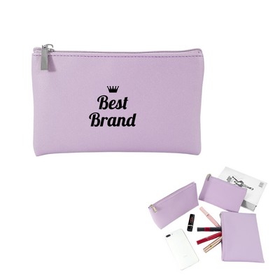 Chic Waterproof PU Leather Travel Beauty Bag