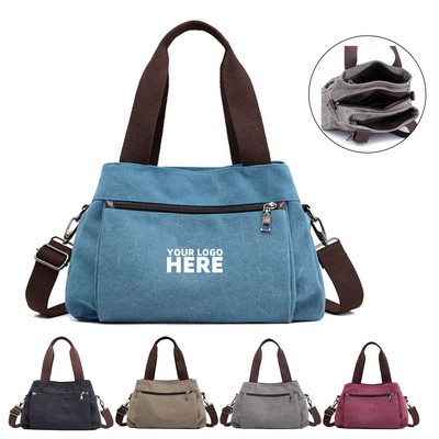 Multi Compartment Tote Purse