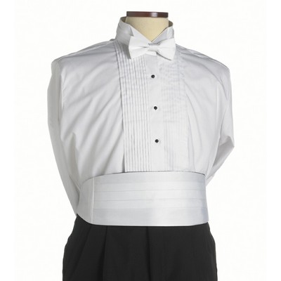 White Cummerbund