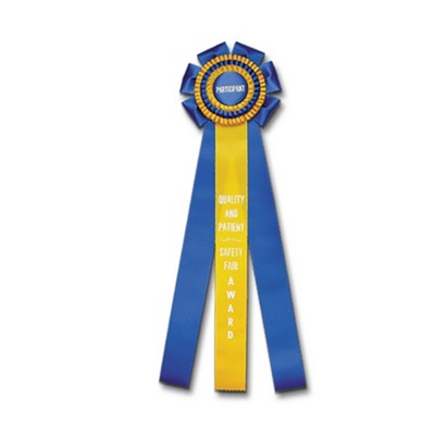 6" Custom Rosettes w/Streamer