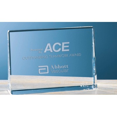 Horizontal Wedge Optical Crystal Award