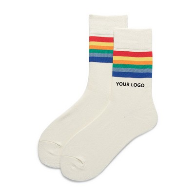 Old School Vintage Striped Socks