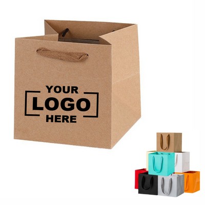 Mini Size Kraft Paper Bags With Handles.