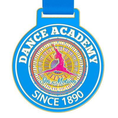 2 1/2" Custom Die-Struck Single-Sided Medal