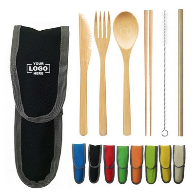 Bamboo Reusable Utensil Set 6-Pack(Free Shipping)