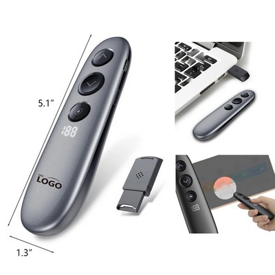 Mouse Function USB Rechargeable Powerpoint Wireless Pointer
