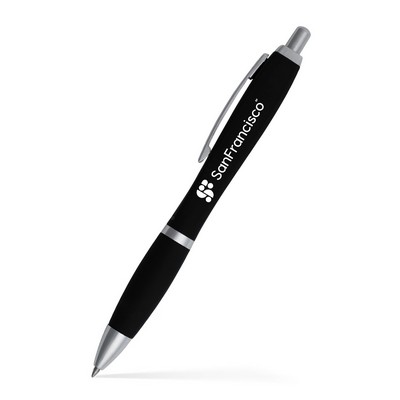 Squared Basset Satin Soft Touch Gel Performance Pen™ (Chrome)