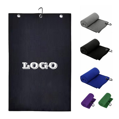 Collection Golf Towel W/ Corner Grommet