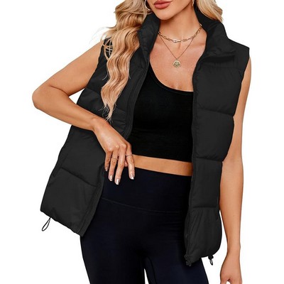Mid-length Winter Puffer Vest