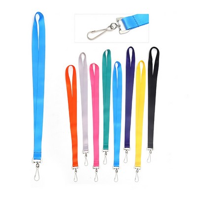 Polyester Lanyards with Metal Hook(Free Shipping)