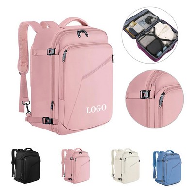 Oversized expandable travel backpack