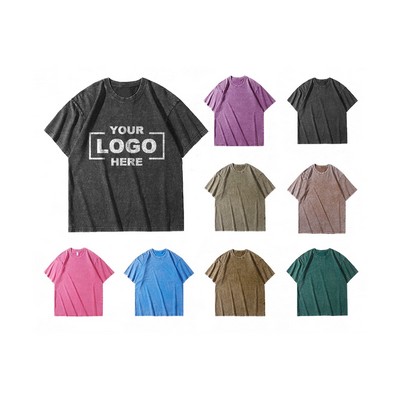 Vintage Washed Cotton Tee (Unisex)