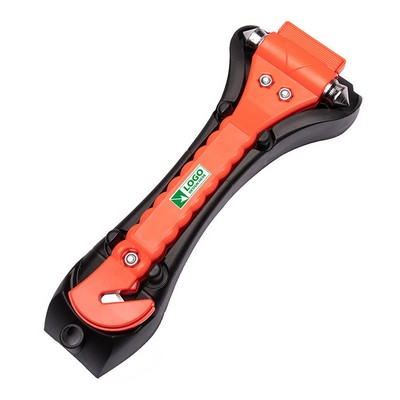 2 in 1 Car Escape Tool Safety Hammer and Belt Cutter