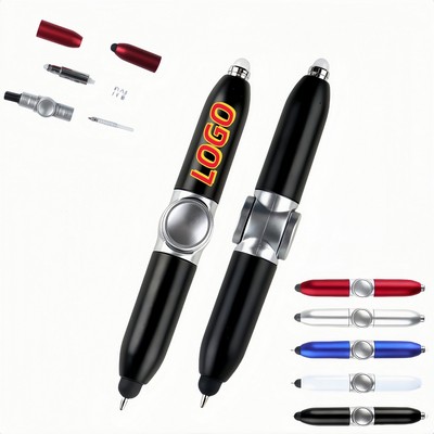 Gyroscope LED Light Ballpoint Pen