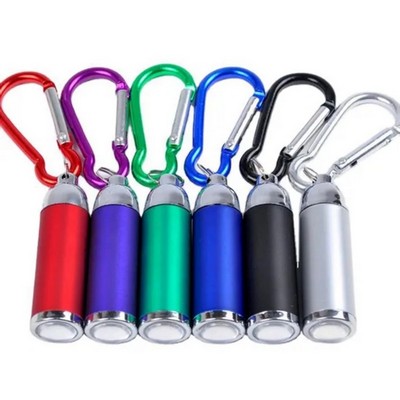 Mini LED Flashlight with Carabiner