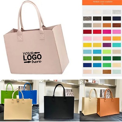 Felt Tote Large Capacity Shopping Bag