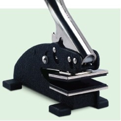 Shiny Desk Embosser Rectangle Seal (1" x 2")