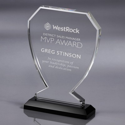 Herald - Large crystal award