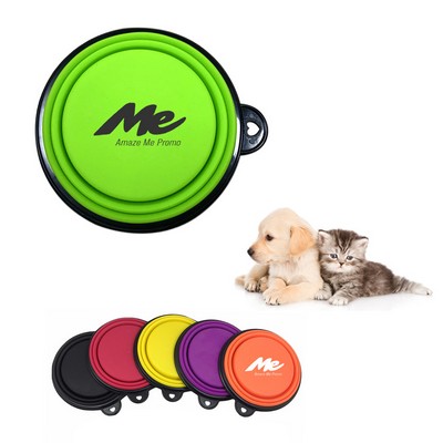 Collapsible Silicone Pet Bowl