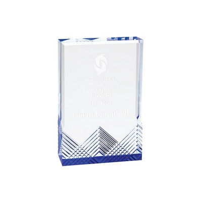 4¼" x 6" Blue Apex Mirage Acrylic