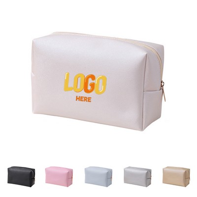 Leather Cosmetic Travel Pouch