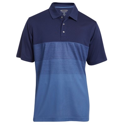 Pebble Beach Men's Color Block Gradation Polo