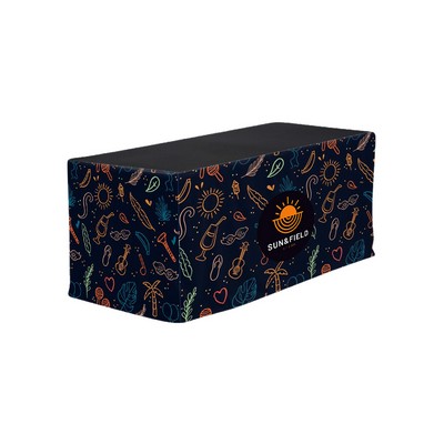 6' Monza™ Fitted Tablecloth, Dye Sublimation Print