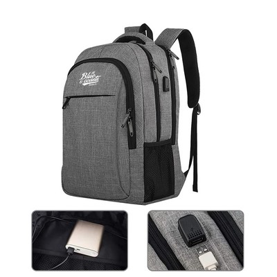 Backpack with USB Charging Port