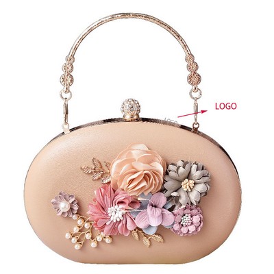 Charming Flower Flair Evening Clutch Bag