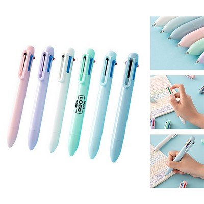 6-in-1 Multi-Color Ballpoint Pen(Free Shipping)