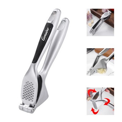Ergonomic Garlic Press Mincer with Firm Squeeze Mechanism