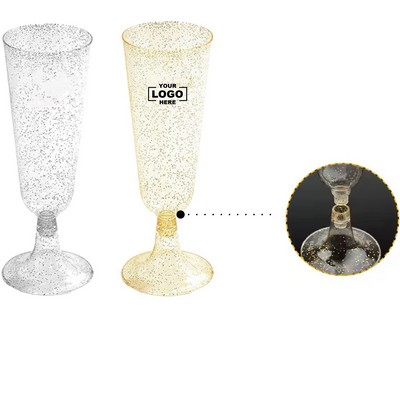 Plastic Champagne Glasses for Single - Use