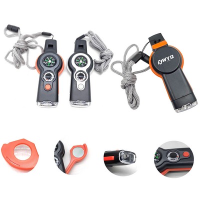 7-in-1 Emergency Safety Whistle