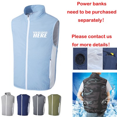 Cooling Fan Vest With 2 Powerful Fan