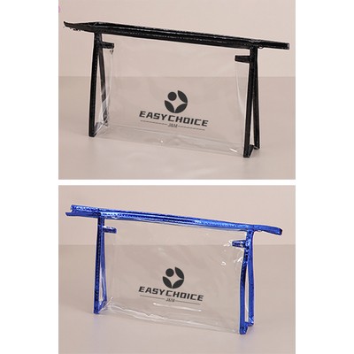Transparent PVC Zipper Tote Bag