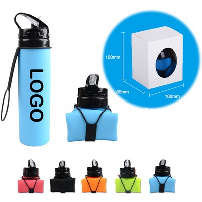 20 OZ Foldable Silicone Bottle
