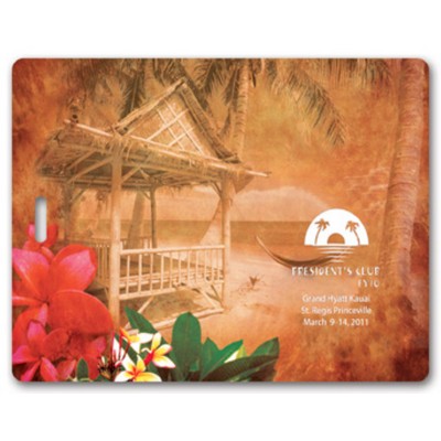 Full Color Write On Tag (Square 3.5"x4.5")
